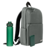 Подарочный набор Forst, серый/зеленый (бутылка, ЗУ, рюкзак) (Изображение 1)