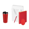 Подарочный набор Palermo, красный (термокружка, ежедневник, зарядное устройство, ручка) (Изображение 1)