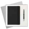 Подарочный набор Rain BtoBook, черный (ежедневник, ручка) (Изображение 1)
