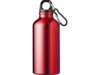 Бутылка для воды с карабином Oregon, 400 мл (красный) 400 мл (Изображение 2)