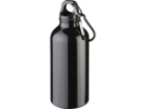 Бутылка для воды с карабином Oregon, 400 мл (черный) 400 мл
