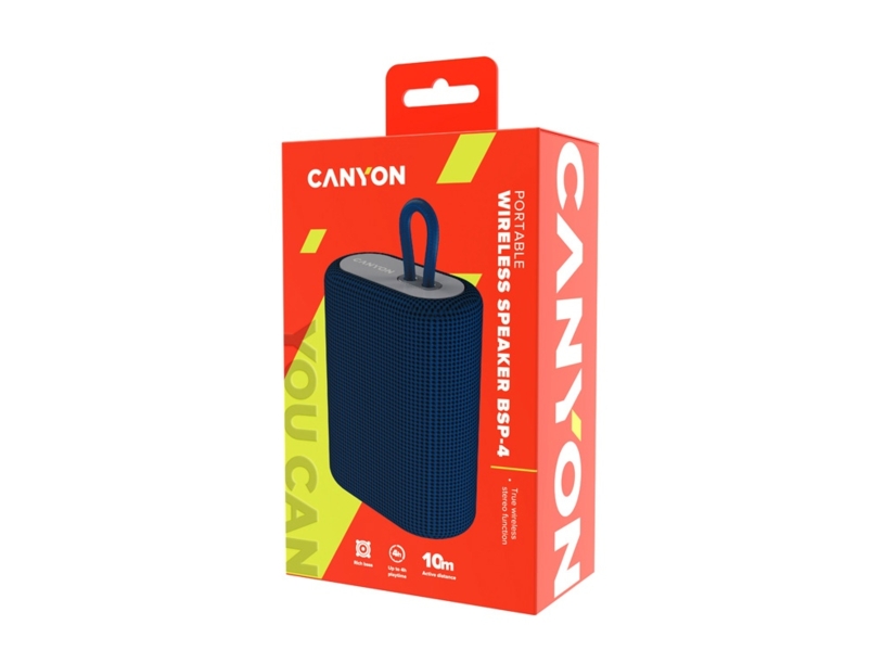 Портативная беспроводная колонка Canyon BSP-4, 5W, 1200mAh (Изображение 6)