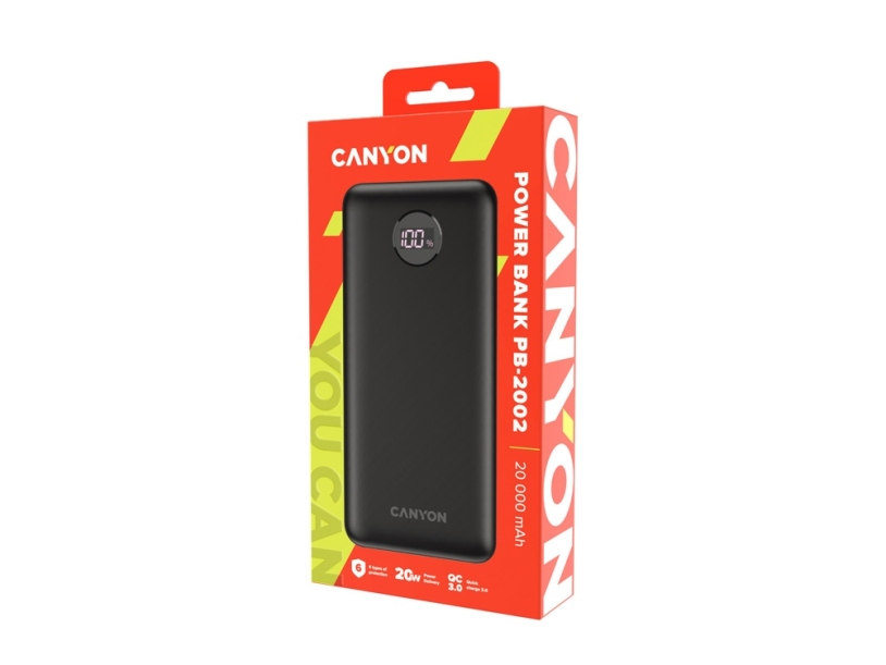 Внешний аккумулятор PB-2002, 20000 mAh (черный)  (Изображение 4)