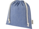 Средняя подарочная сумка Pheebs из переработанного хлопка 1,5 л (синий) 1,5л