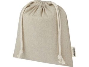 Средняя подарочная сумка Pheebs из переработанного хлопка 1,5 л (натуральный) 1,5л