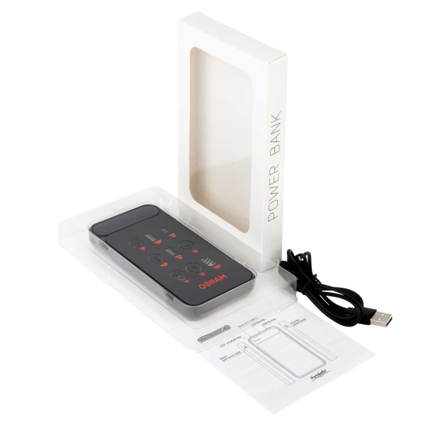 Внешний аккумулятор с подсветкой Starlight Plus PB 10000 mAh, серый (Изображение 4)