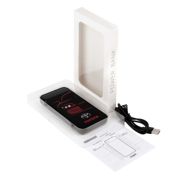 Внешний аккумулятор с подсветкой Starlight Plus PB 10000 mAh, черный (Изображение 5)