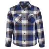 Куртка рубашка мужская NOAH, синий, 3XL/4XL(3),100%хлопок,180 г/м2;подкл. и утеплитель:100%полиэстер (Изображение 1)