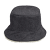 Панама женская BUCKET 2IN1, т.сер./бежевый ,M/L,100% полиэстер; подкл шерпа 100% полиэстер, 420 г/м2 (Изображение 1)