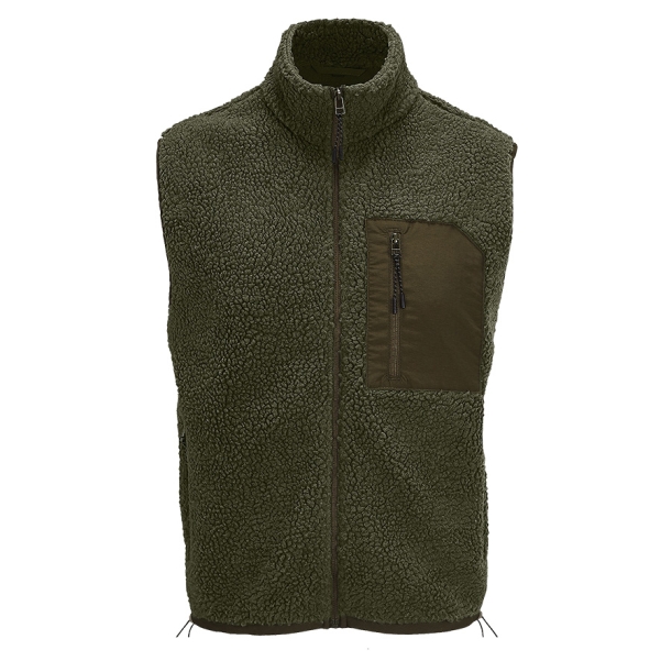 Жилет мужской FURY BW,хаки, XL, 100% полиэстер, 440 г/м2; подкладка100% полиэстер (Изображение 1)