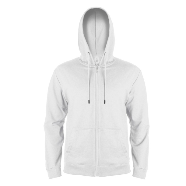 Толстовка мужская EVEREST, белый, M, 50 % хлопок, 50% полиэстер, 260 г/м2 (Изображение 1)