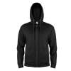 Толстовка мужская EVEREST, черный, S, 50 % хлопок, 50% полиэстер, 260 г/м2 (Изображение 1)