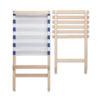 Складной пляжный стул (бело-голубой) (Изображение 2)