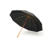 Зонт RPET/бамбук (черный) (Изображение 1)