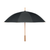 Зонт RPET/бамбук (черный) (Изображение 2)