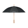 Зонт RPET/бамбук (черный) (Изображение 4)