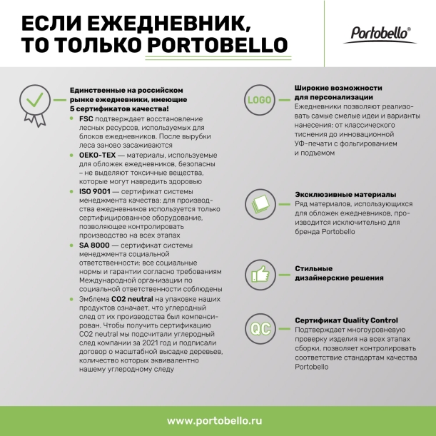 Ежедневник Voyage недатированный, бургунди (Изображение 10)