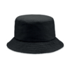 Шляпа-ведро из бумажной соломы (черный) (Изображение 1)
