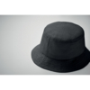 Шляпа-ведро из бумажной соломы (черный) (Изображение 2)