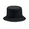 Шляпа-ведро из бумажной соломы (черный) (Изображение 3)