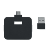 4-портовый USB-концентратор с к (черный) (Изображение 4)