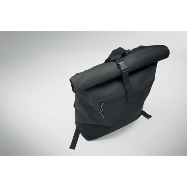 Рюкзак 600Dpolyester rolltop (черный) (Изображение 3)
