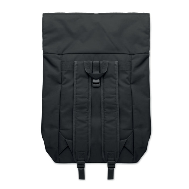Рюкзак 600Dpolyester rolltop (черный) (Изображение 6)