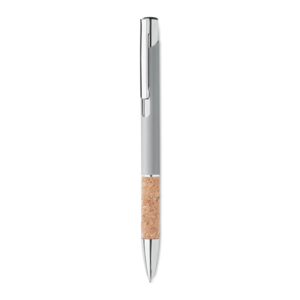 Алюминиевая ручка с кнопкой (тускло-серебряный)