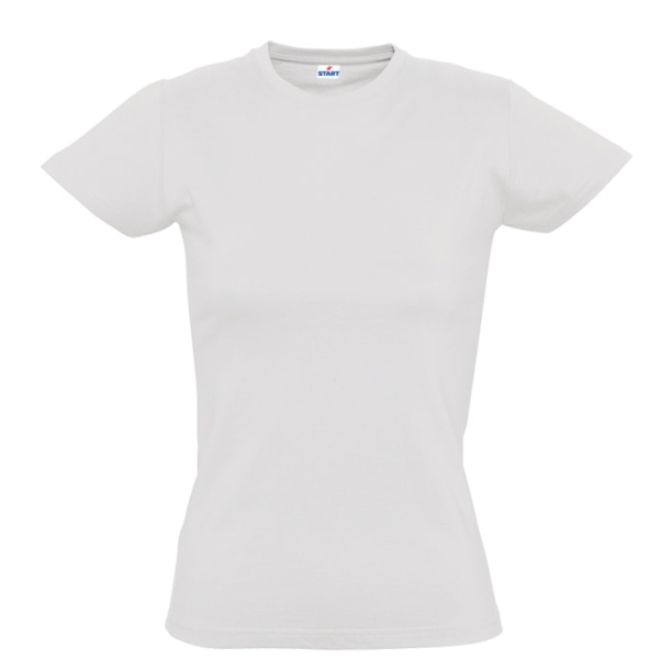 Футболка"Fancy" - 140 г/м2, 100% хлопок, белый_S (Изображение 1)