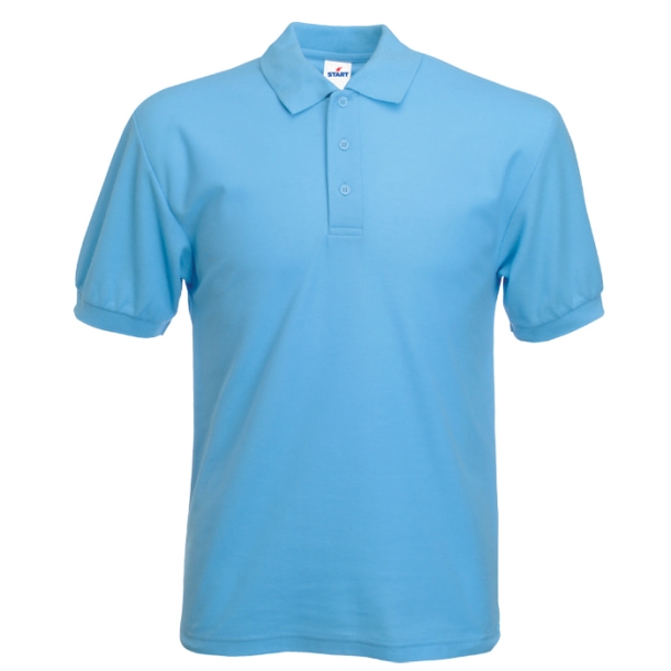 Поло "Mister Style" -170 г/м2, 100% хлопок, бирюзовый_XXL (Изображение 1)