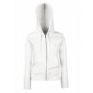 Толстовка &quot;Lady-Fit Hooded Sweat Jacket&quot;, белый_XS, 75% х/б, 25% п/э, 280 г/м2