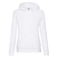 Толстовка "Lady Hooded Sweat ", белый_XL, 75% х/б, 25% п/э, 280 г/м2