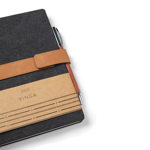 Блокнот VINGA Bosler из переработанного канваса RCS, 80 г/м² (Изображение 8)