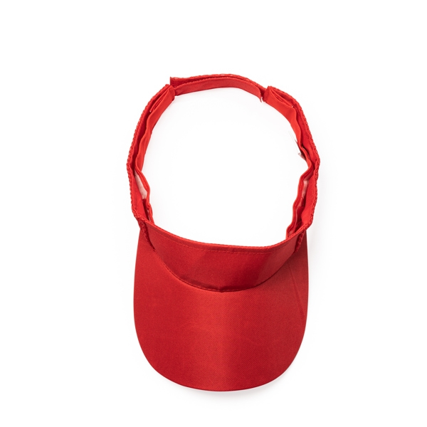 Козырек из мягкой микрофибры WIZER, Красный (Изображение 1)