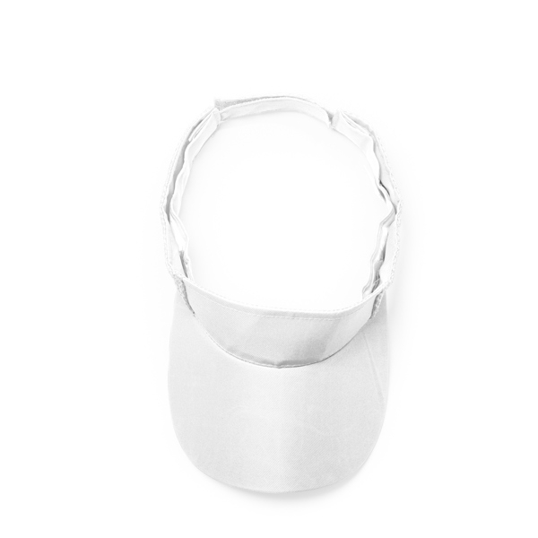Козырек из мягкой микрофибры WIZER, Белый (Изображение 1)