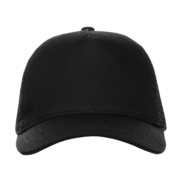 Бейсболка с сеткой STAN 5 клиньев хлопок 280, 05 (Чёрный) (Изображение 2)