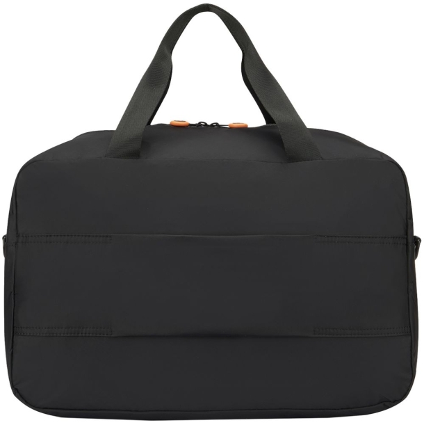 Сумка дорожная Compact Neon, черная с оранжевым (Изображение 3)