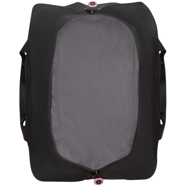 Сумка дорожная Compact Neon, черная с розовым (Изображение 5)
