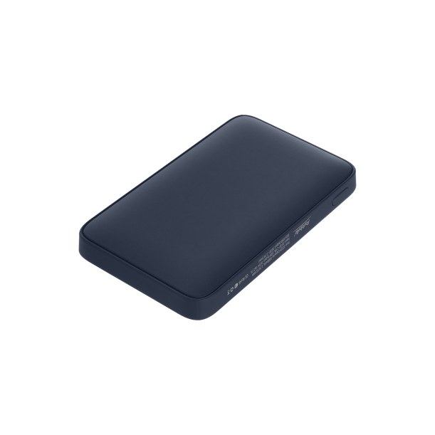 Внешний аккумулятор с подсветкой Ancor 5000 mAh, синий (Изображение 2)