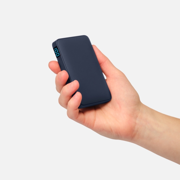 Внешний аккумулятор с подсветкой Ancor 5000 mAh, синий (Изображение 7)