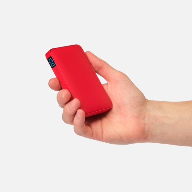 Внешний аккумулятор с подсветкой Ancor 5000 mAh, красный (Изображение 7)