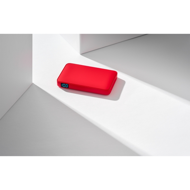 Внешний аккумулятор с подсветкой Ancor 5000 mAh, красный (Изображение 8)