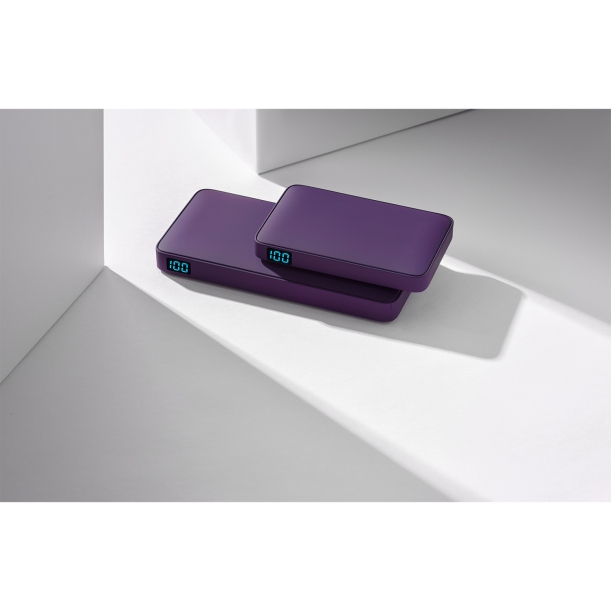 Внешний аккумулятор с подсветкой Ancor 5000 mAh, фиолетовый (Изображение 8)
