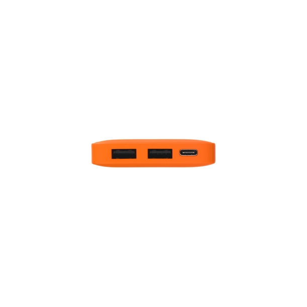 Внешний аккумулятор с подсветкой Ancor 5000 mAh, оранжевый (Изображение 6)