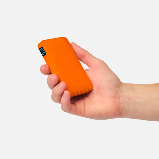 Внешний аккумулятор с подсветкой Ancor 5000 mAh, оранжевый (Изображение 7)