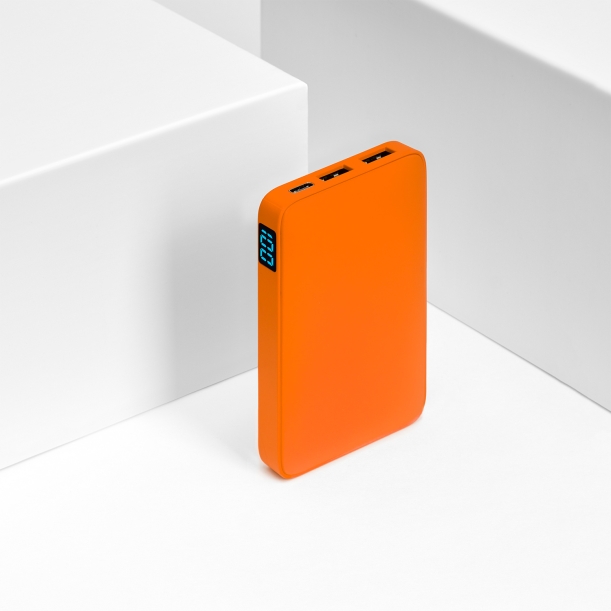 Внешний аккумулятор с подсветкой Ancor 5000 mAh, оранжевый (Изображение 8)