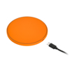 Беспроводное зарядное устройство с подсветкой 15W Auris, оранжевое (Изображение 6)