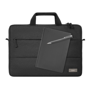 Подарочный набор Forum, серый (сумка, ежедневник, ручка)