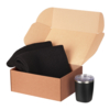 Подарочный набор Forges, черный (шарф, термокружка) (Изображение 1)