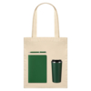 Подарочный набор Medium, зеленый (шоппер, блокнот, ручка, термобутылка) (Изображение 1)
